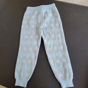 Disney x Janie and Jack baby girls Size 4 Frozen Blue Sweatpants